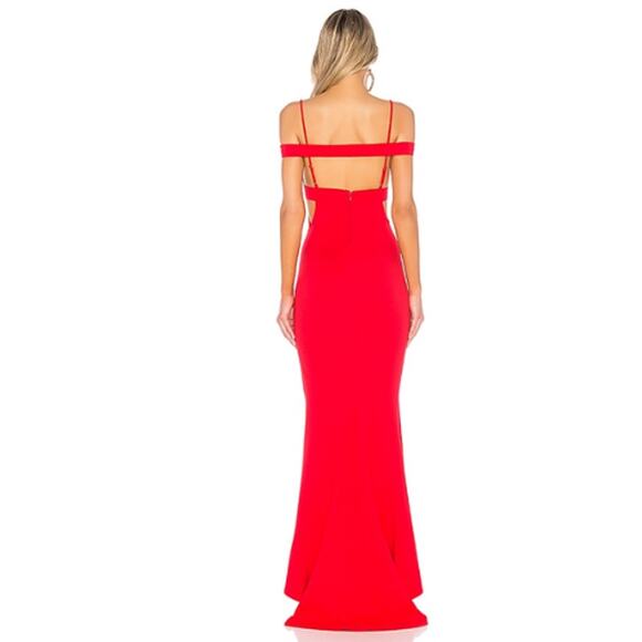 Lovers + Friends CeCe Gown in Red NWT Size Small - Picture 3 of 3